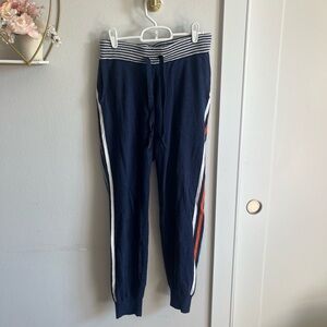 Faherty Terry Cloth Navy Blue Joggers Size M